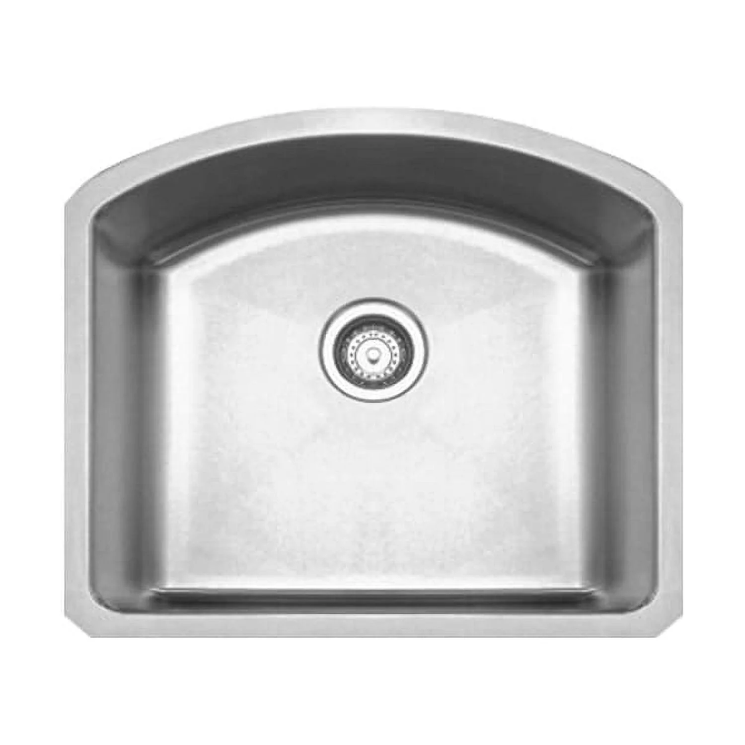 Whitehaus Brushed Stainless Steel Chefhaus Series Single Bowl Undermount Sink