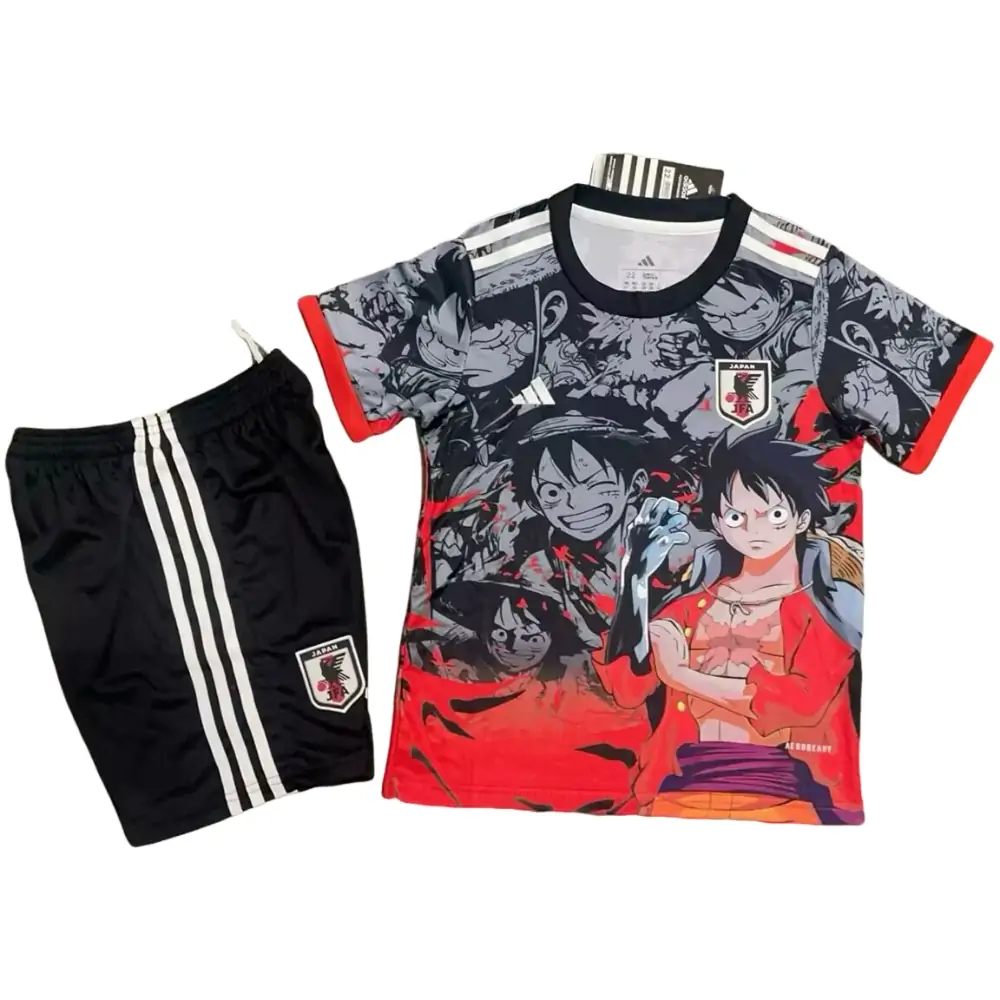 2025-26-Japanese Anime Grey-Jersey-Children's Set