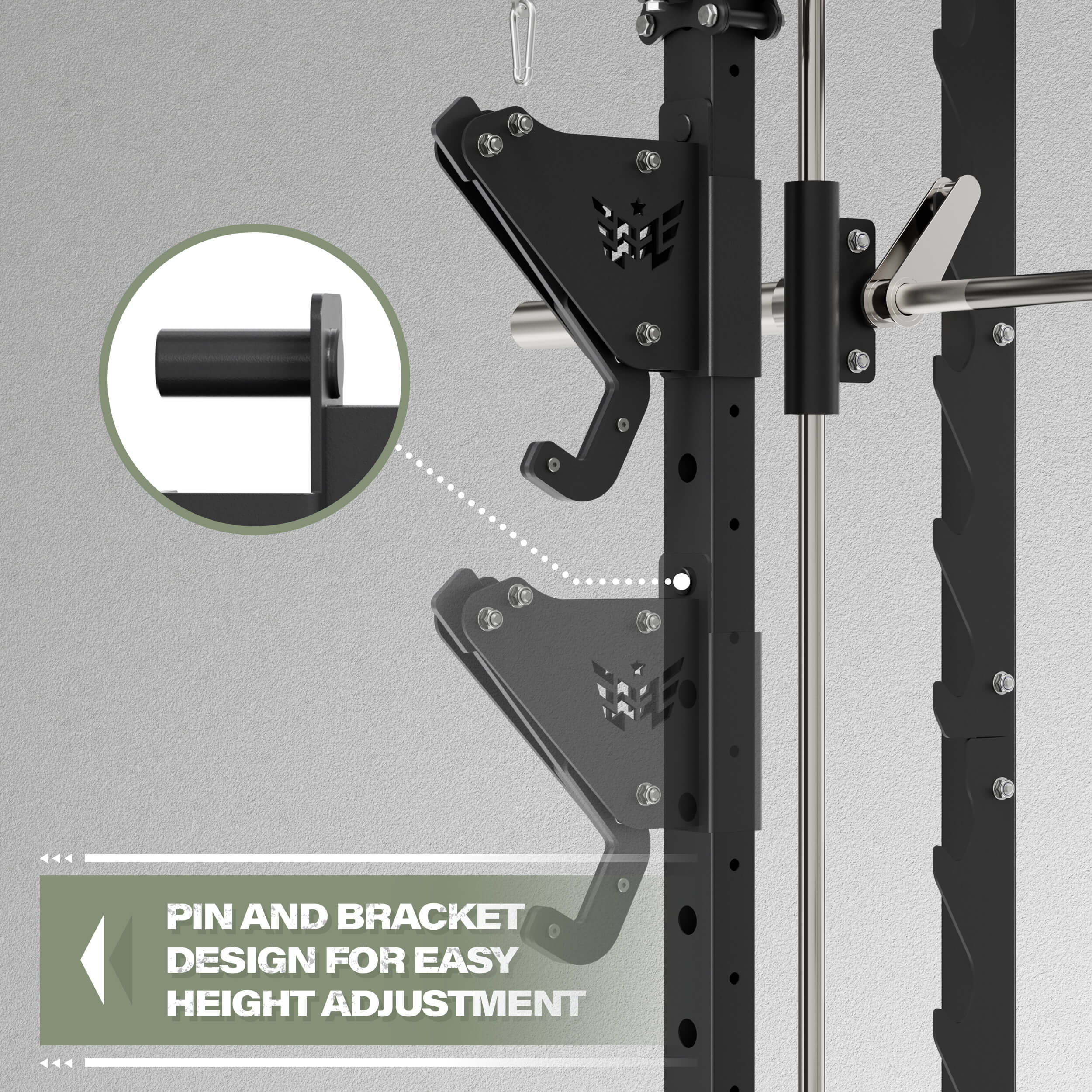 Major Fitness Adjustable Monolift Attachment