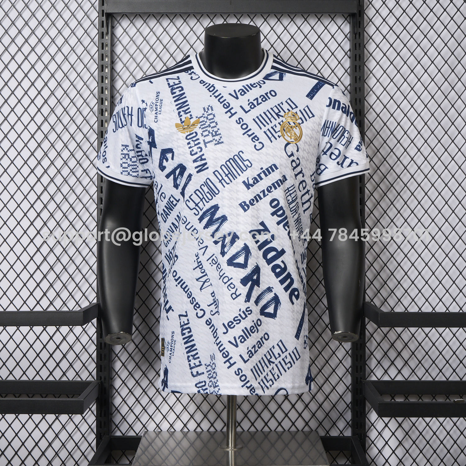 Real Madrid 25-26 Graffiti Of Football Star Names Special Jersey - Player Version