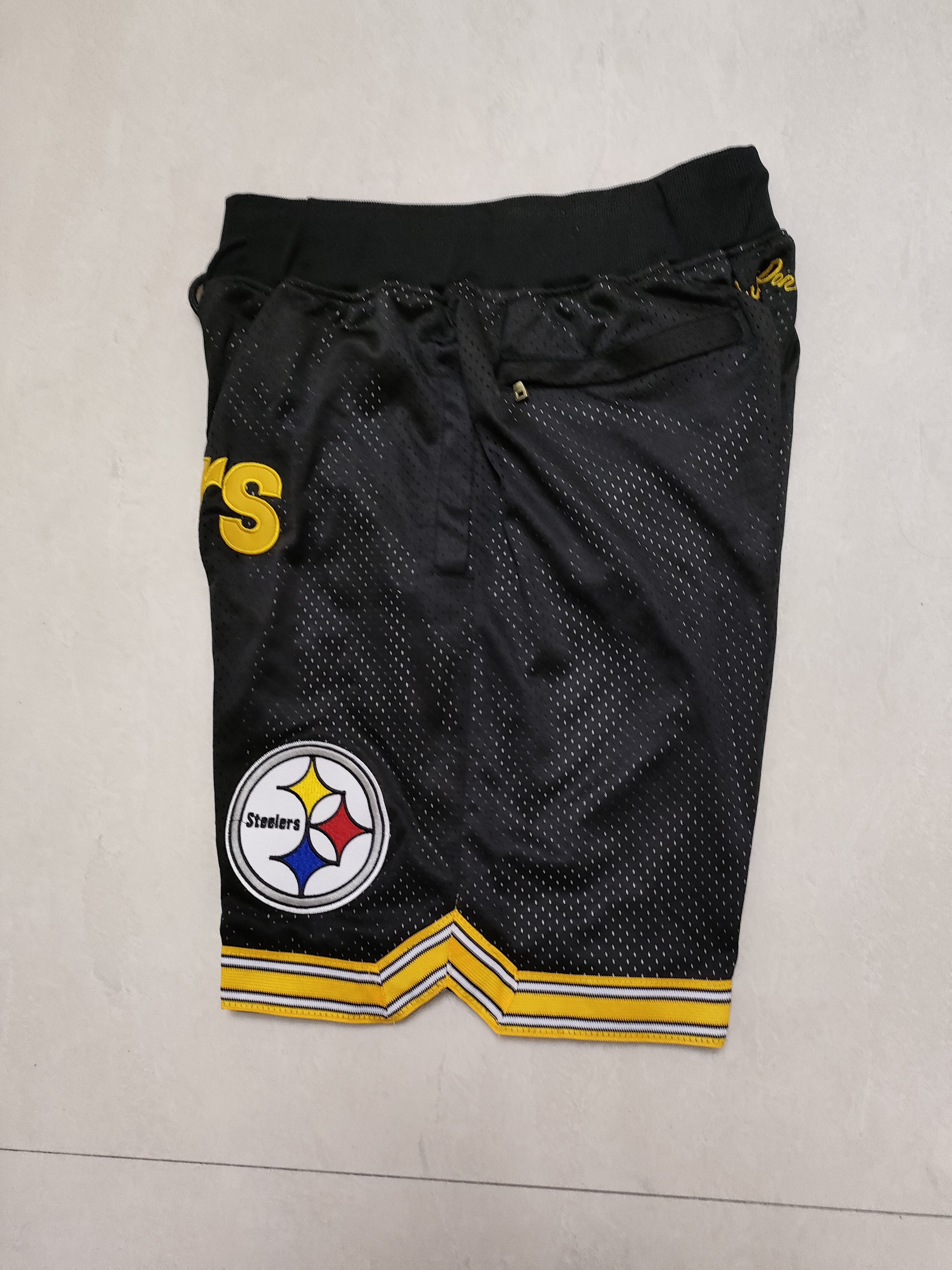 Pittsburgh Steelers Black Pocket Pants