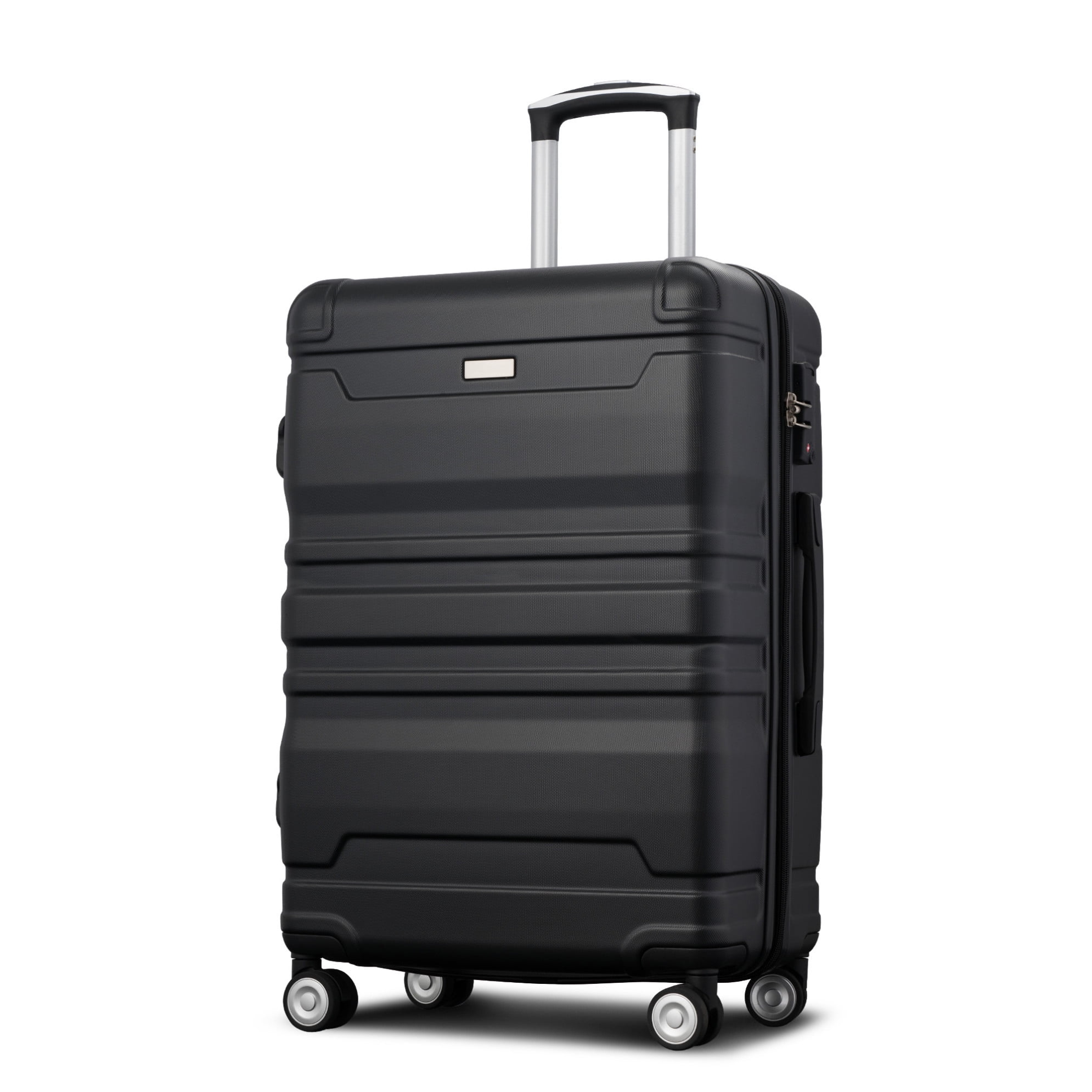 Luggage Suitcase 3 Piece Sets, New Model Expandable ABS Hardshell Luggage, Lightweight Carry-on Suitcase Sets with Spinner Wheels & TSA Lock, 20''/ 24''/ 28'', Blue Gray