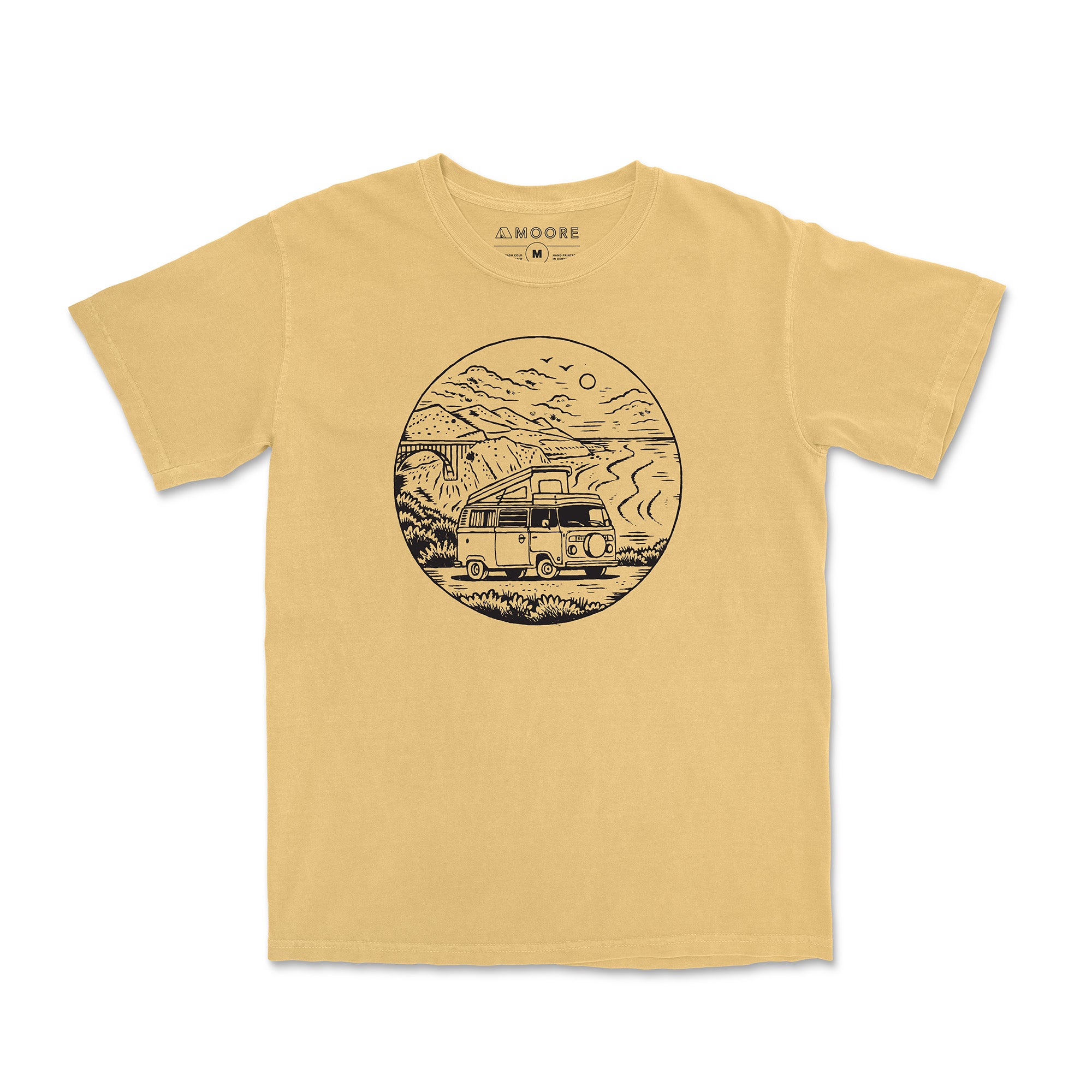 Big Sur VW Bus Tee-Vintage Mustard?