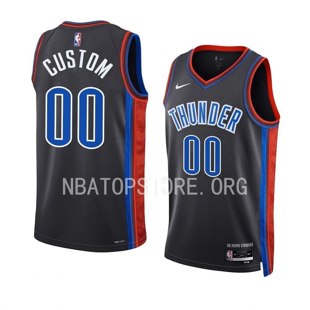Custom Oklahoma City Thunder 2022-23 City Edition Jersey