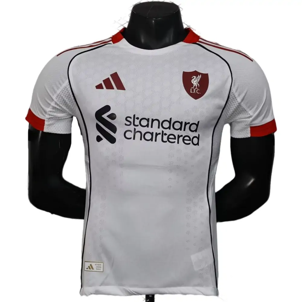 25-26 Liverpool White Shirt - Player Edition