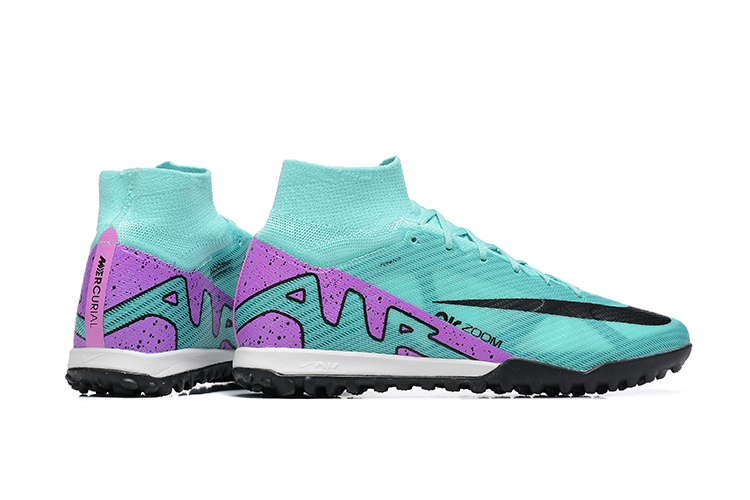 Assassin 15th generation high-top fully knitted waterproof MD air cushion grass stud football shoes