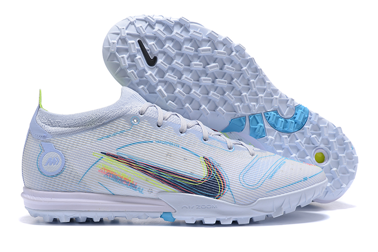 Vapor 14 Academy TF low-top fully knitted waterproof MD air cushioned grass spikes football shoes