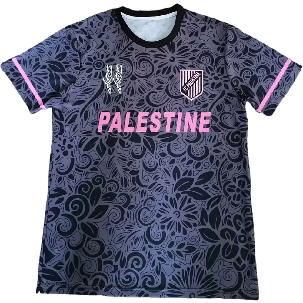 2025-26 Palestine Camouflage Black Jersey - Fan Edition
