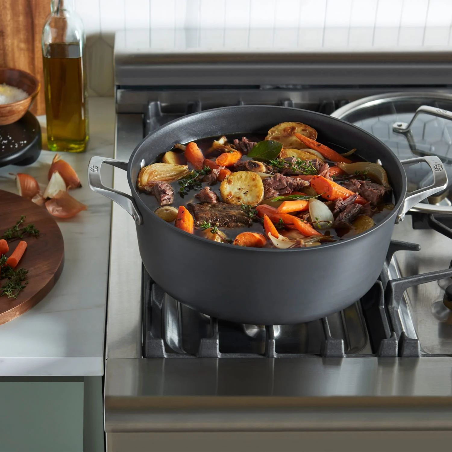 Calphalon Premier Hard-Anodized Nonstick 8.5-Quart Dutch Oven with Lid