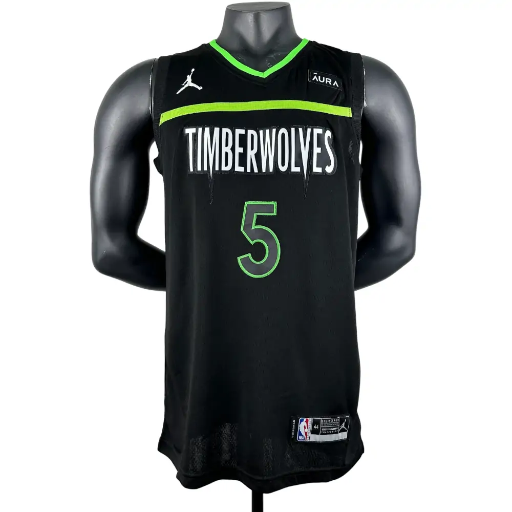 Embroidery 23rd season Timberwolves Flying Man No. 5 Edwards