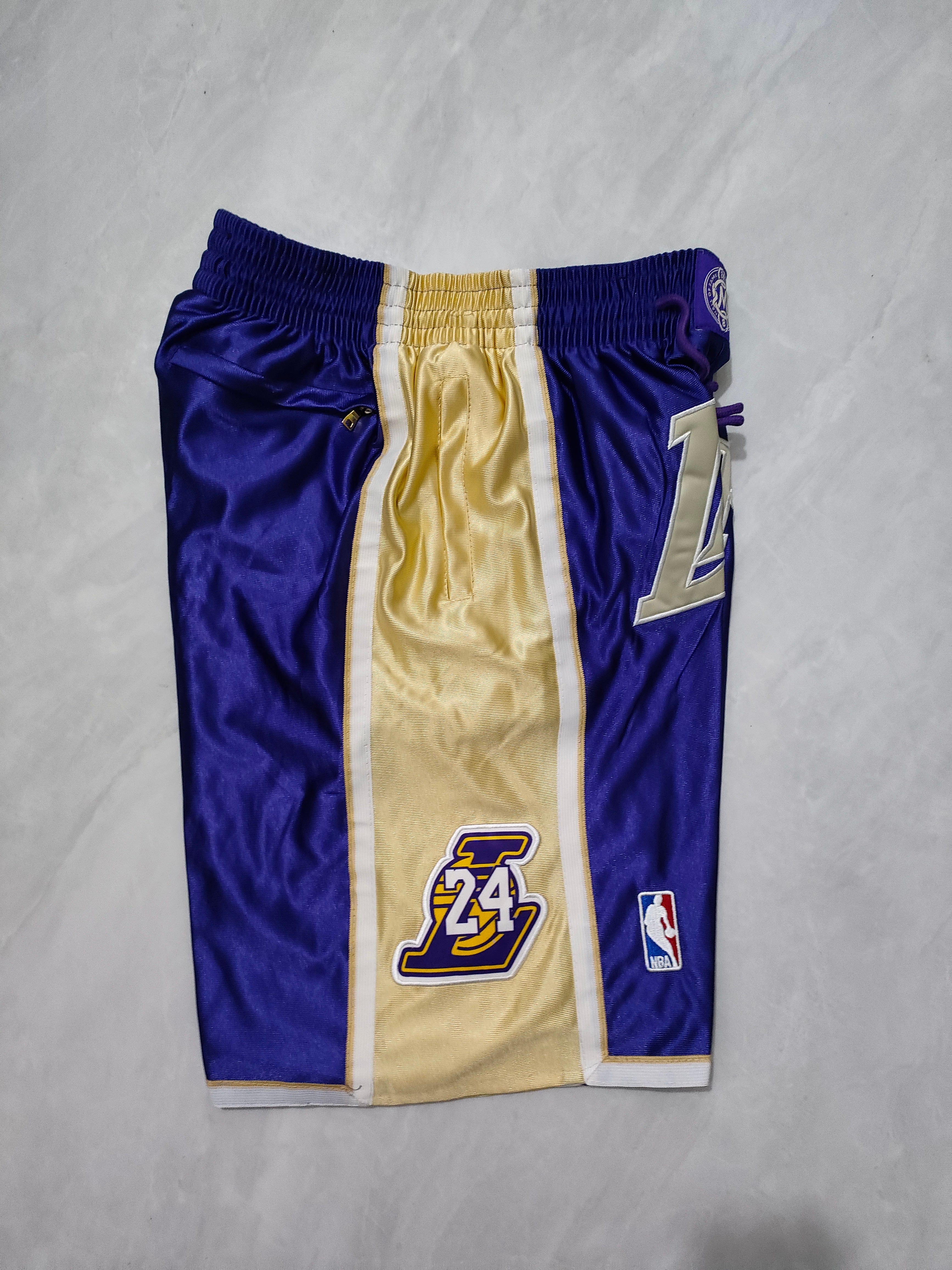 Los Angeles Lakers Purple Kobe Bryant Hall of Fame Pocket Pants