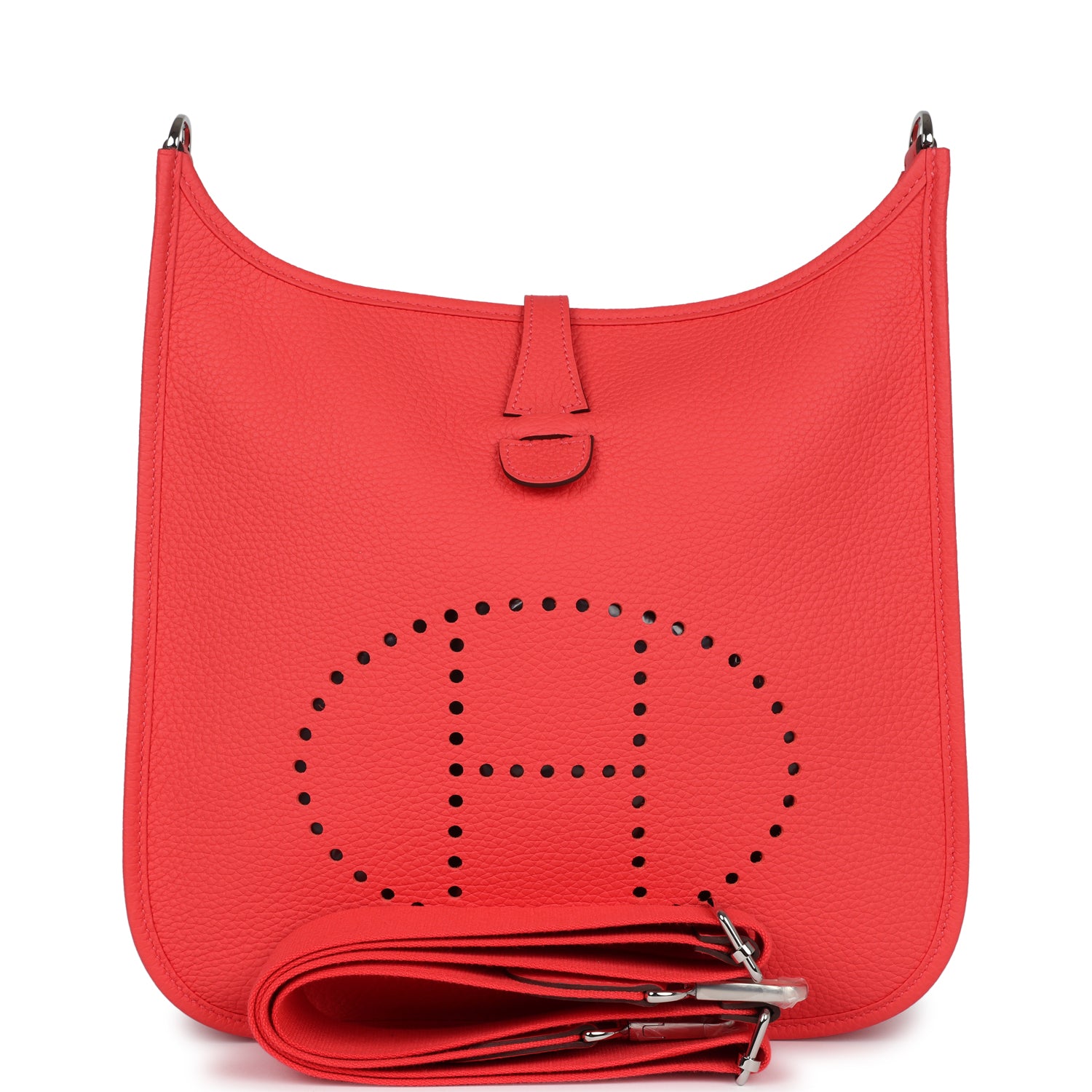 Evelyne III PM Rose Texas Clemence Palladium Hardware