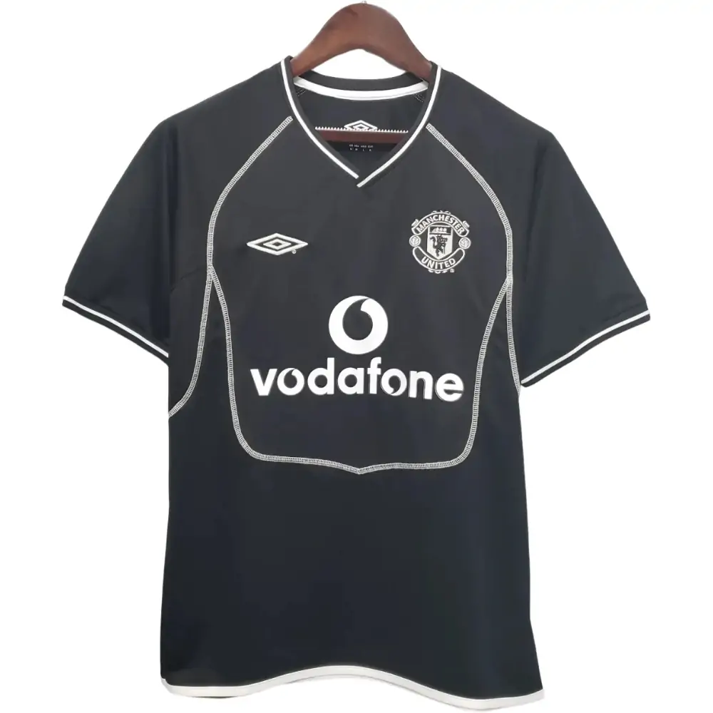 2000/2002 Manchester United Black Retro Jersey - Fans Edition