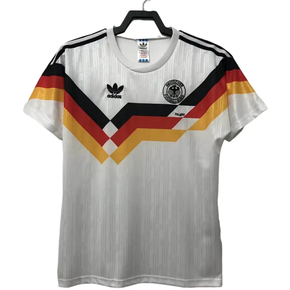 1990 Retro Soccer Jersey Germany Home - Fans Edition