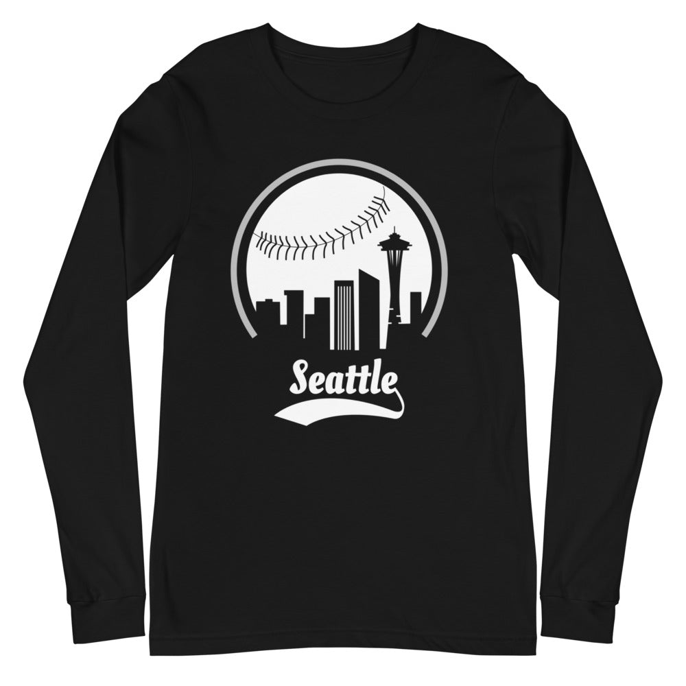 Unisex Seattle Mariners Baseball Long Sleeve Tee Shirt