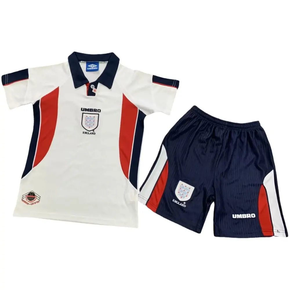1998 England Home Retro Kit - Kids' Kit