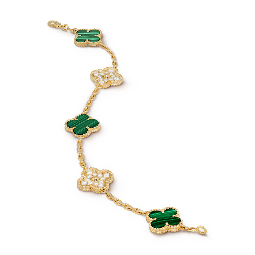Vintage Alhambra bracelet, 5 motifs