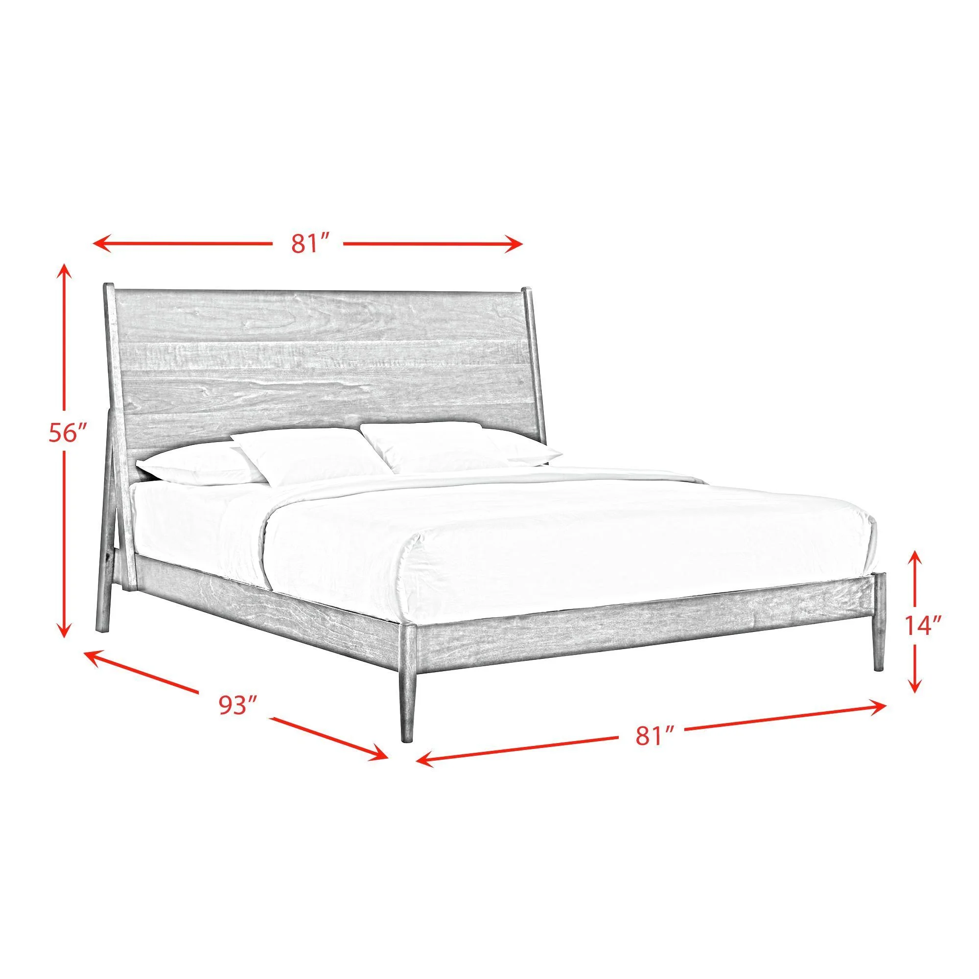 Elements Zuma Queen Panel 5PC Bedroom Set in Walnut