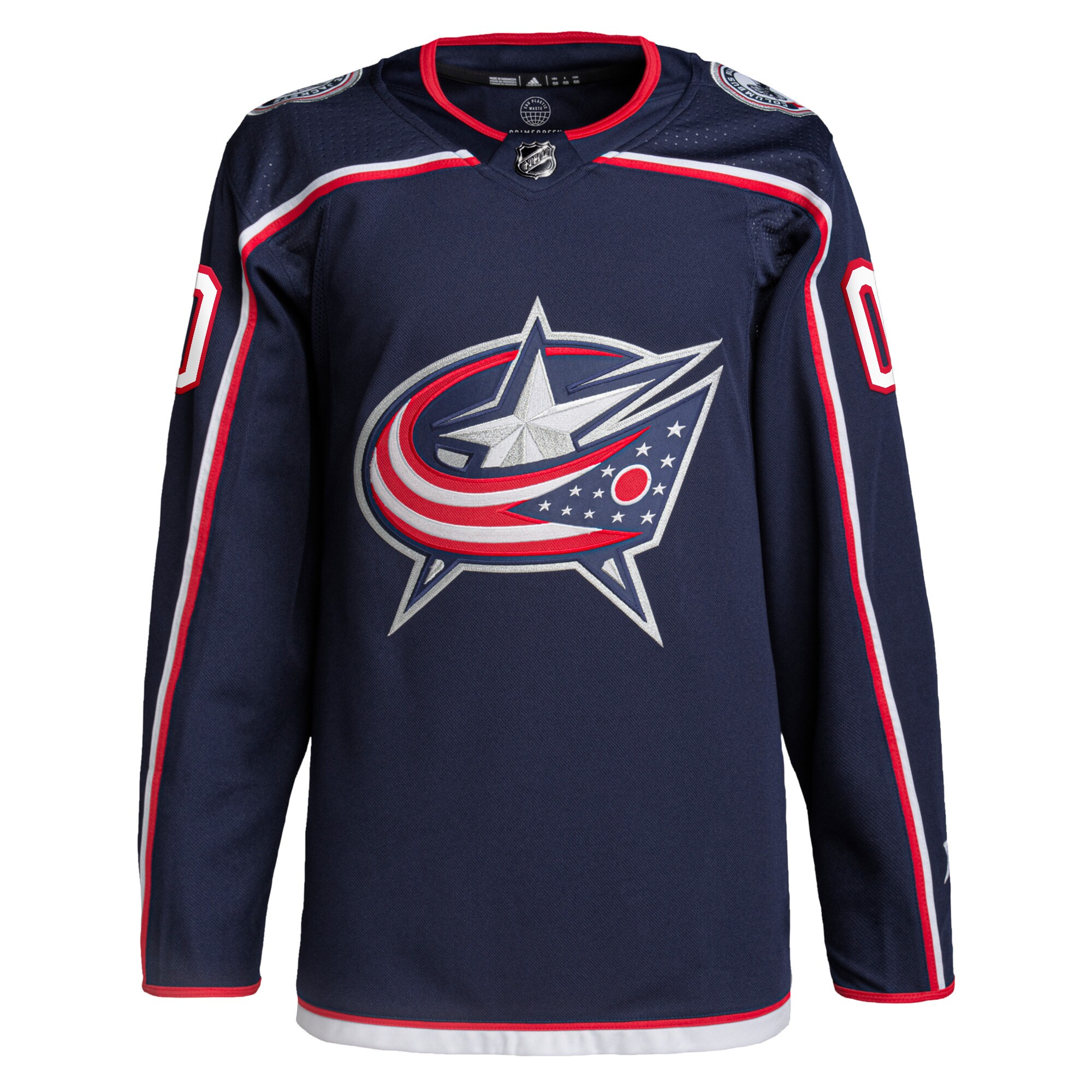 Columbus Blue Jackets   Home  Primegreen  Custom Jersey – Navy