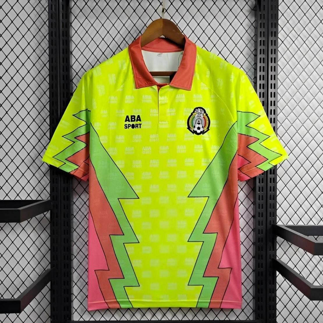Retro Mexico 1995 Goalkeeper Green Jersey