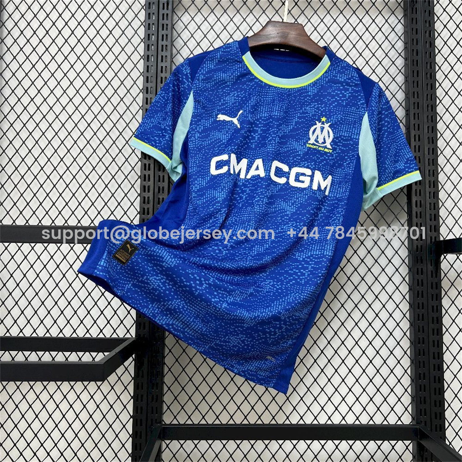 Marseille 25-26 Third Blue Jersey - Fans Version