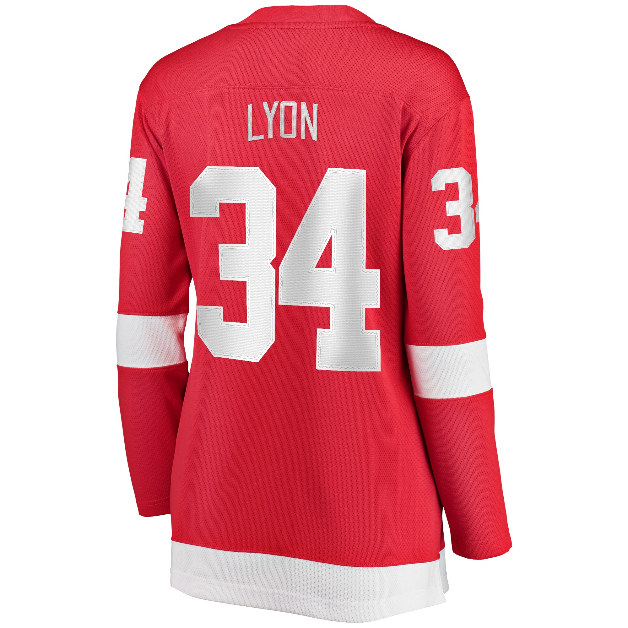 Alex Lyon Detroit Red Wings Fanatics Women’s Home Breakaway   Jersey – Red