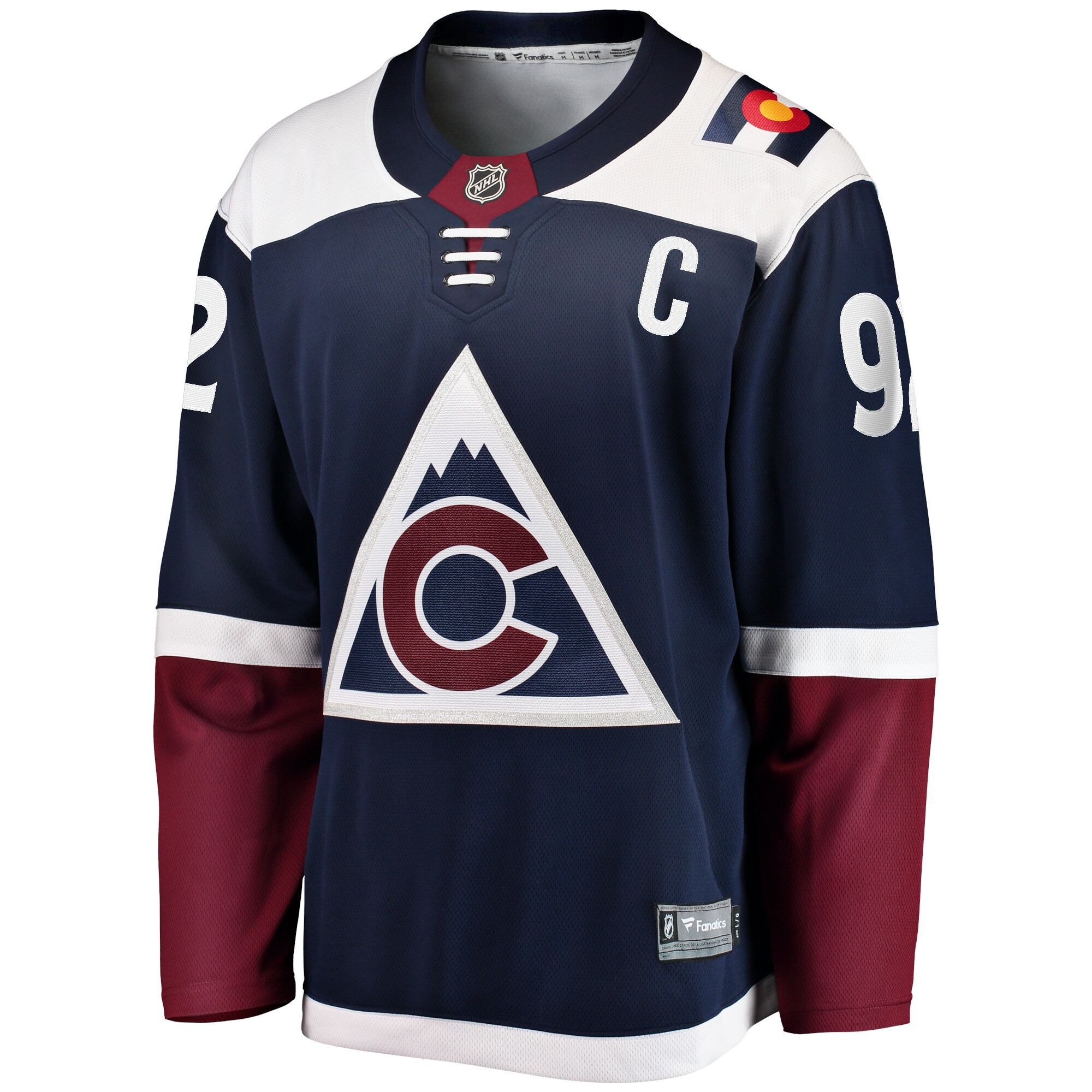 Gabriel Landeskog Colorado Avalanche Fanatics Premier Breakaway   Jersey – Navy
