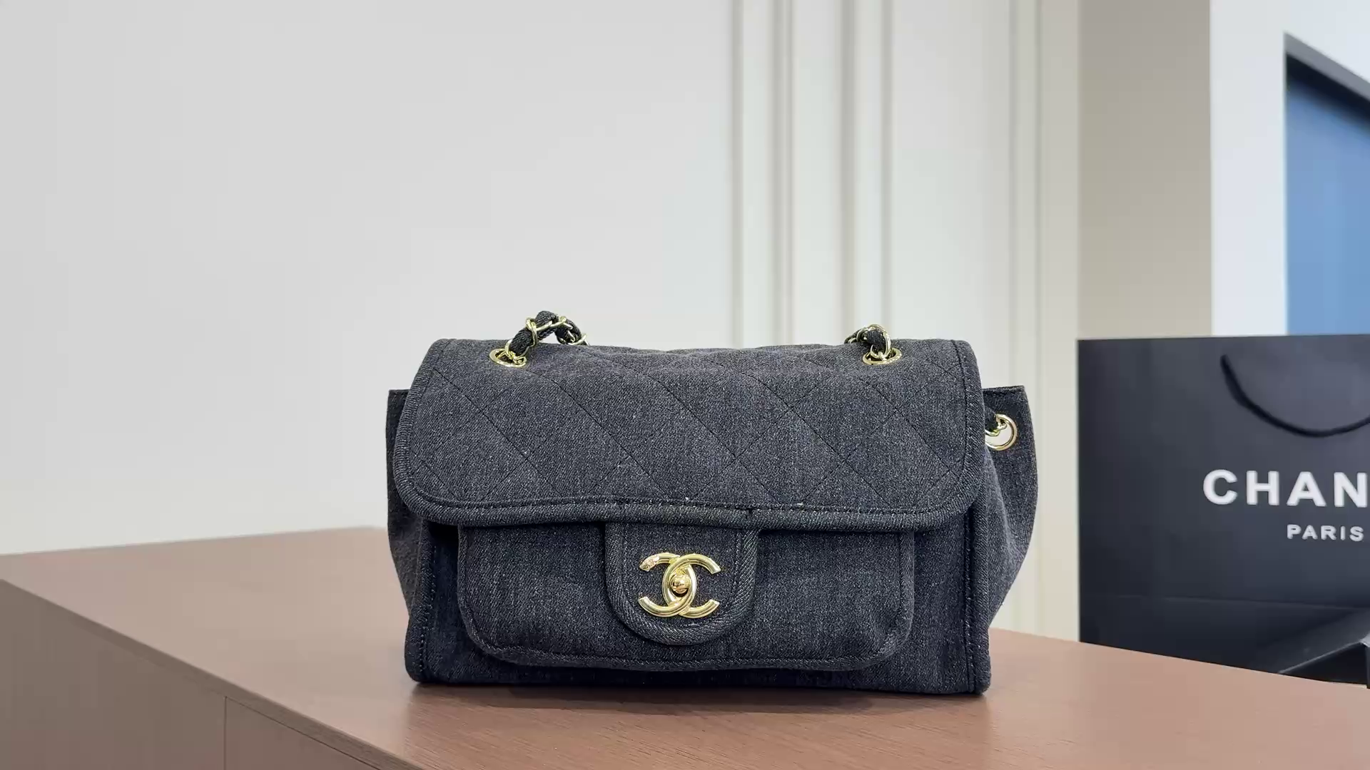 Chanel Denim Underarm Bag