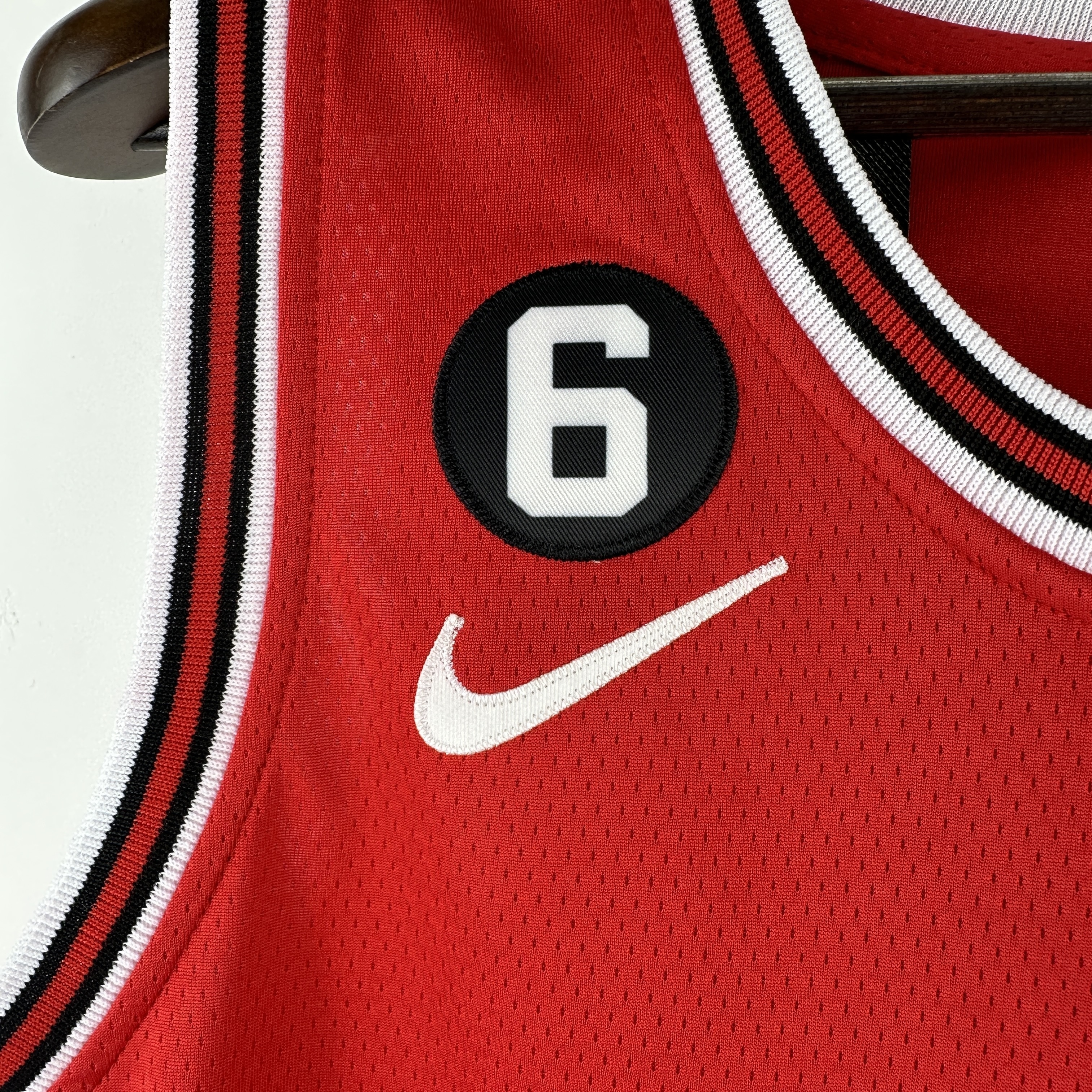 Embroidered Bulls Red No. 11 DeRozan