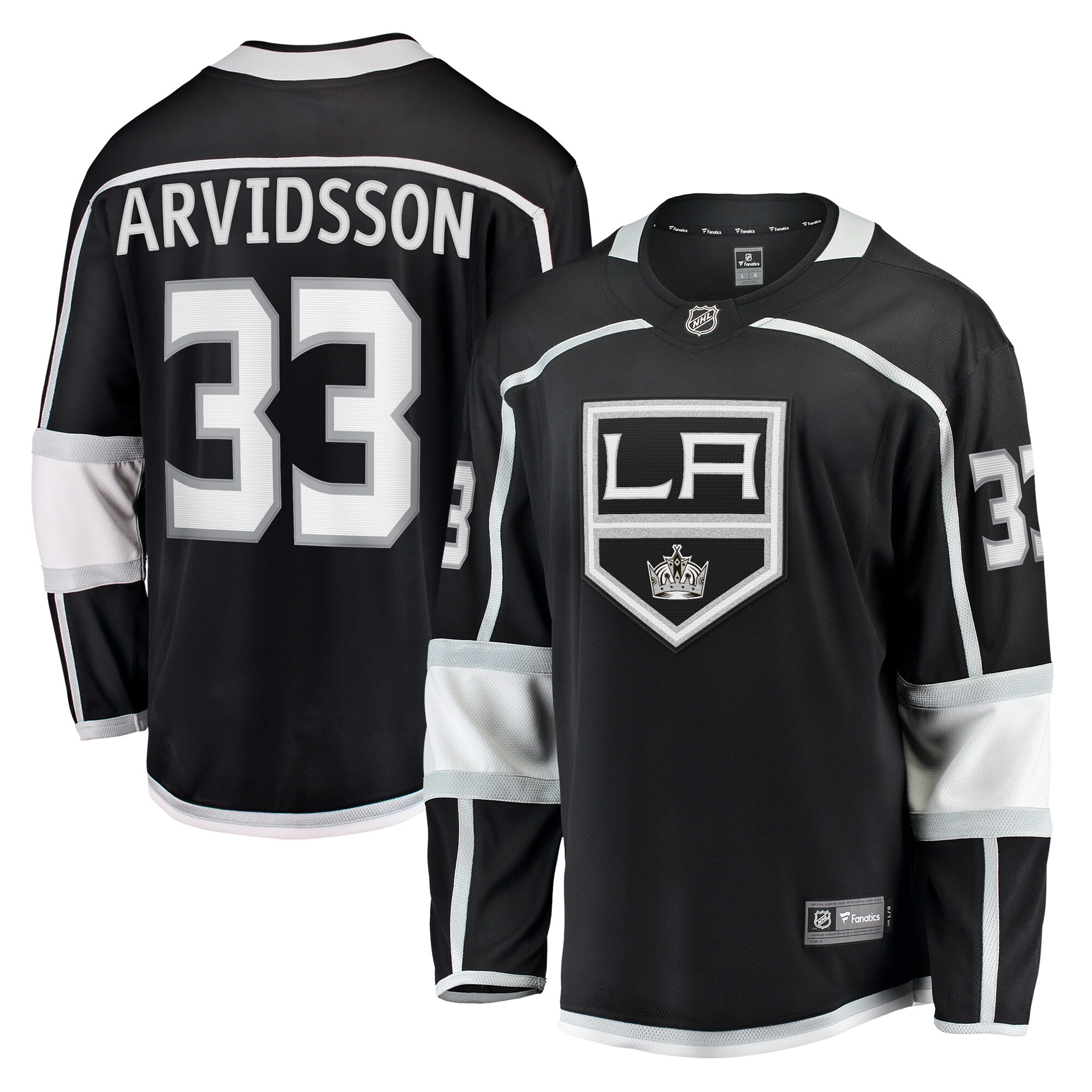Viktor Arvidsson Los Angeles Kings Fanatics Home Breakaway   Jersey – Black