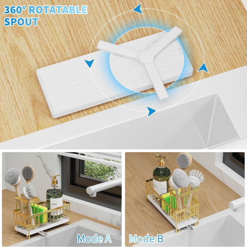 SINKLY Sponge Holder for Kitchen Sink