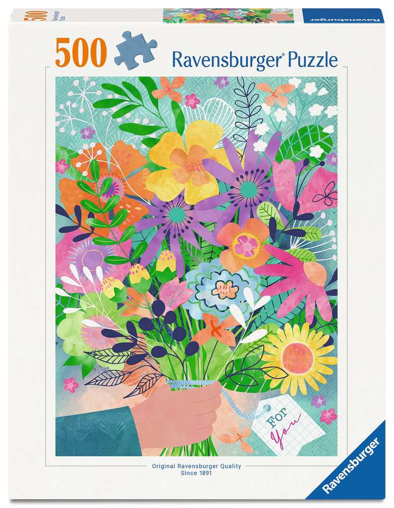 Flowers for You - 500 Piece Jigsaw Puzzle (Ravensburger)
