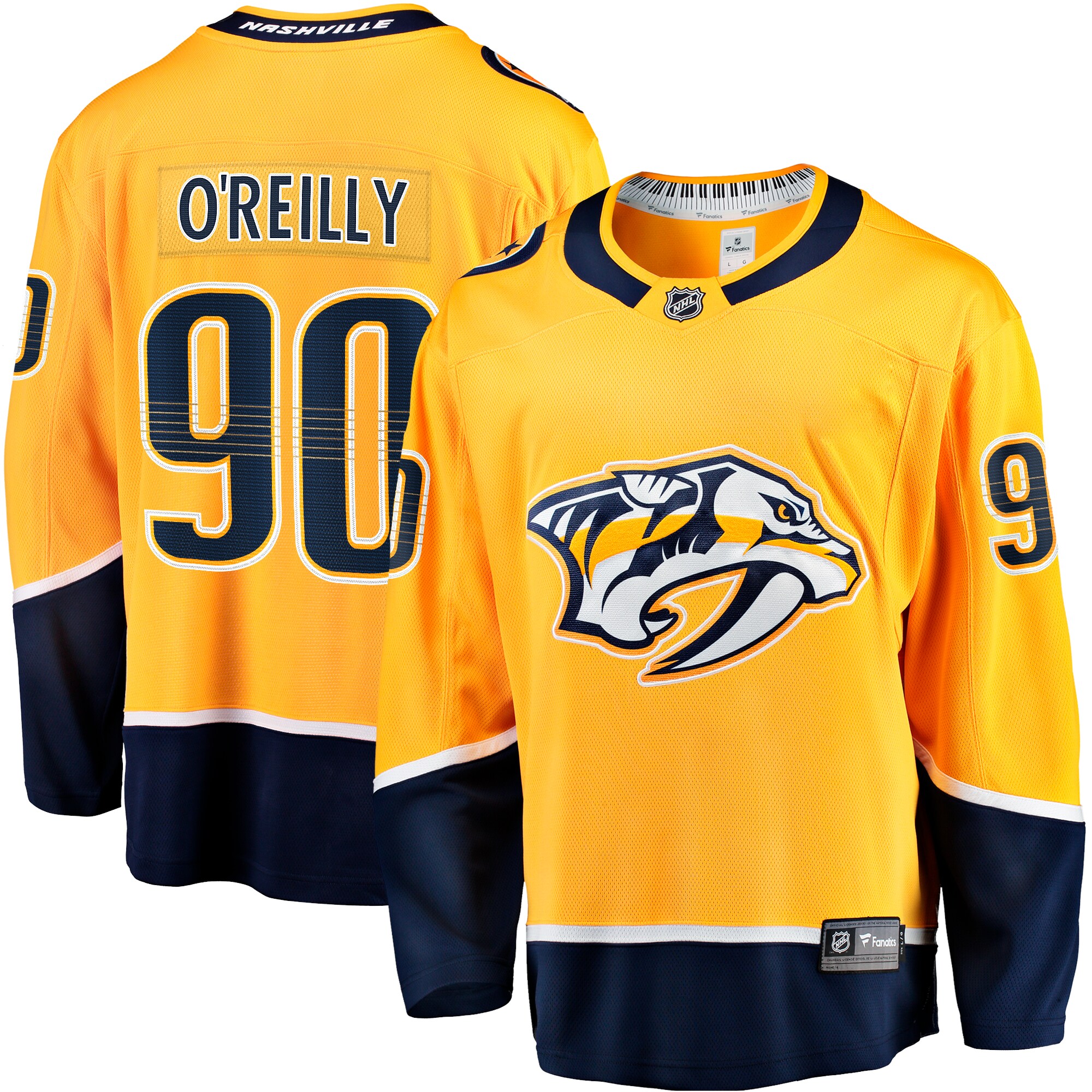 Ryan O’Reilly Nashville Predators Fanatics Home Premier Breakaway   Jersey – Gold