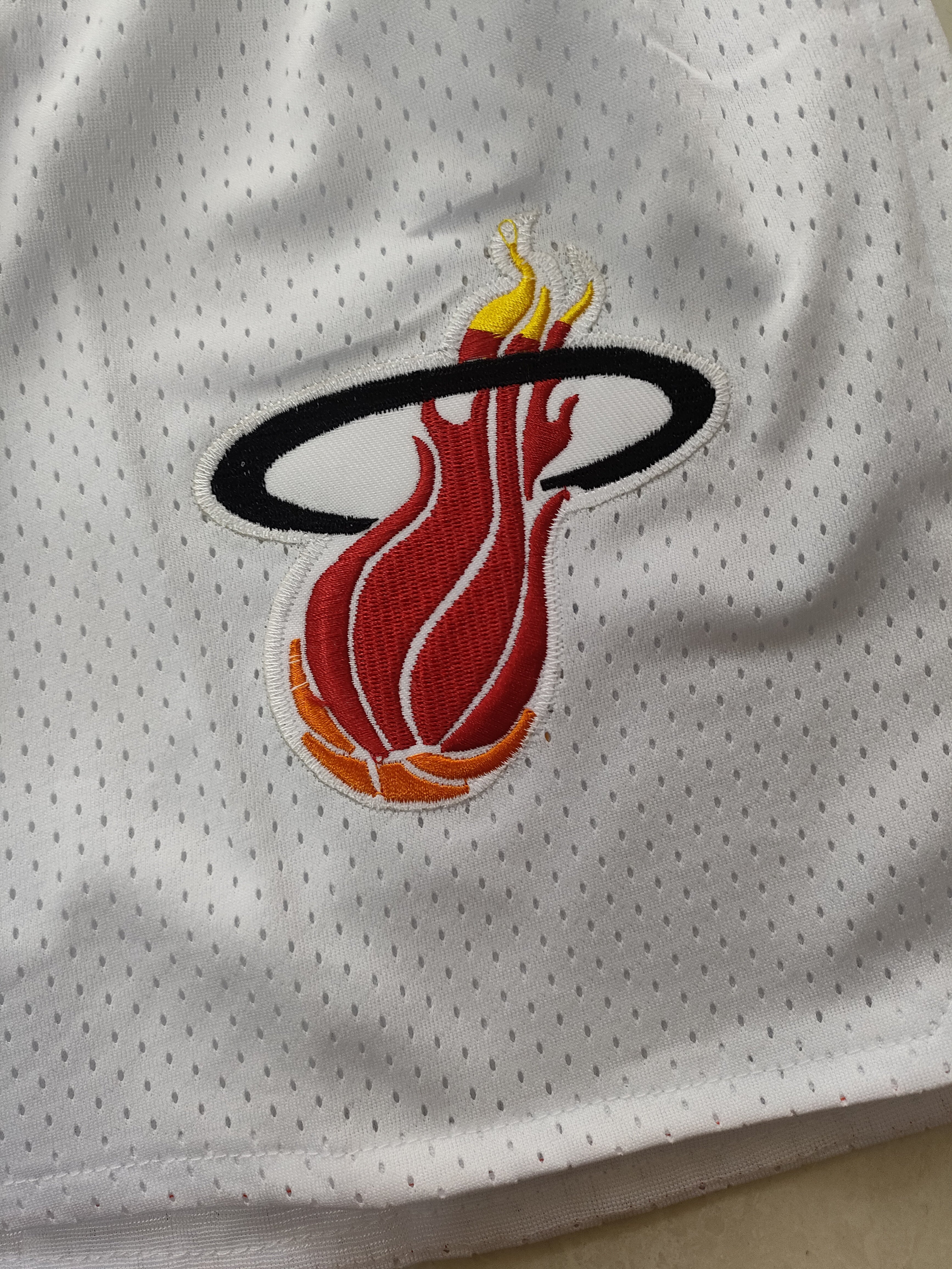 Miami Heat white pocket pants