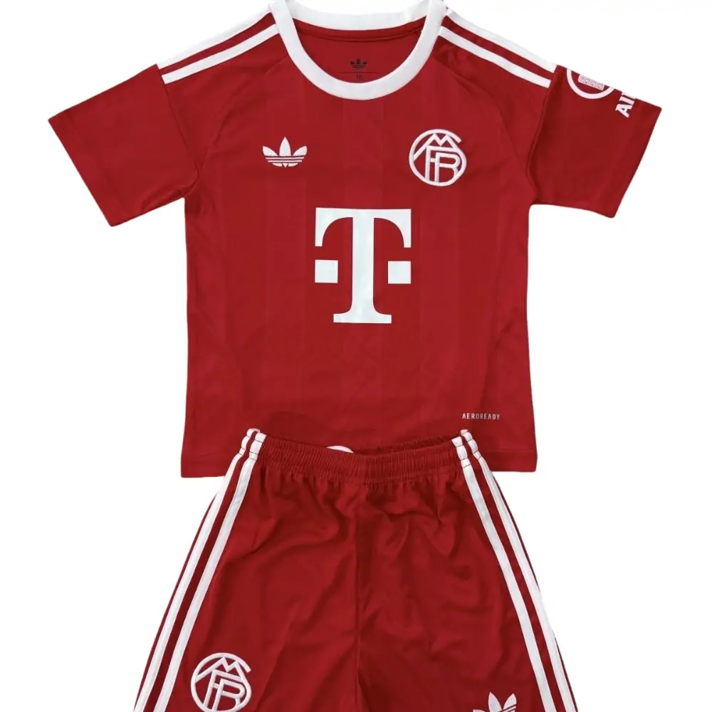 2025-26 Bayern GK3 Short Sleeve Jersey - Children's suit Fans Edition