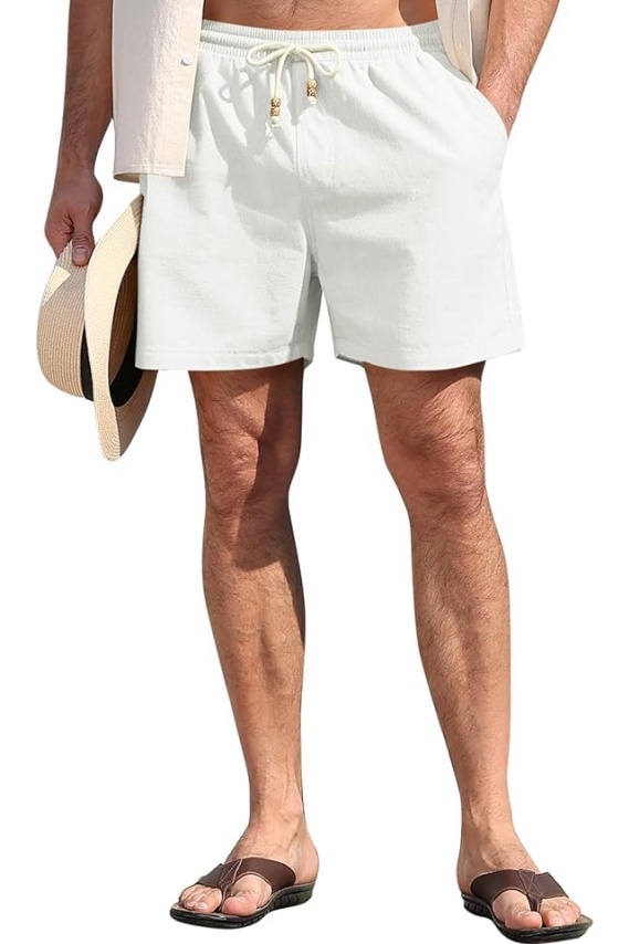 Men's Cotton Linen Shorts