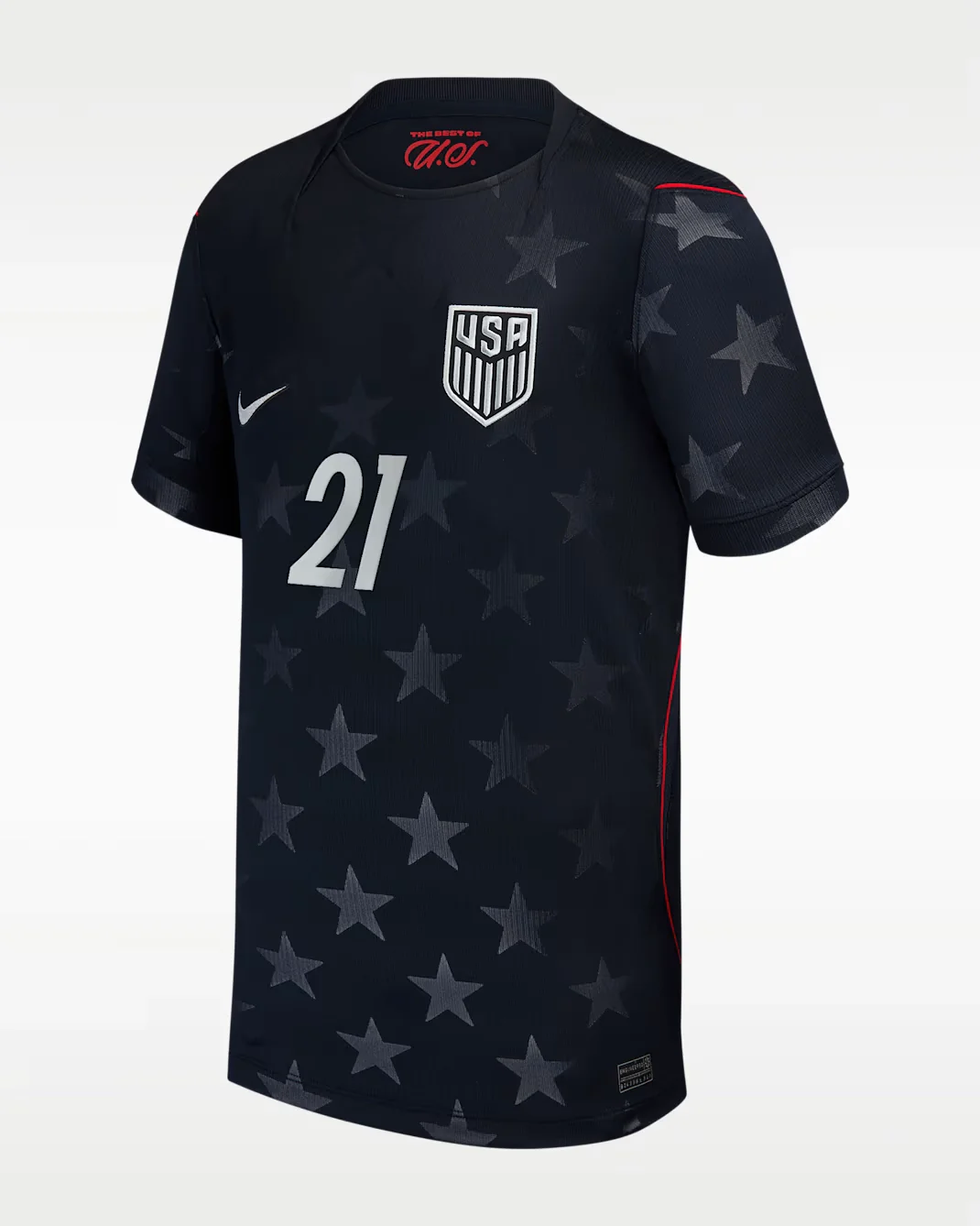 Timothy Weah #21 USMNT USA Away Soccer Jersey 2026
