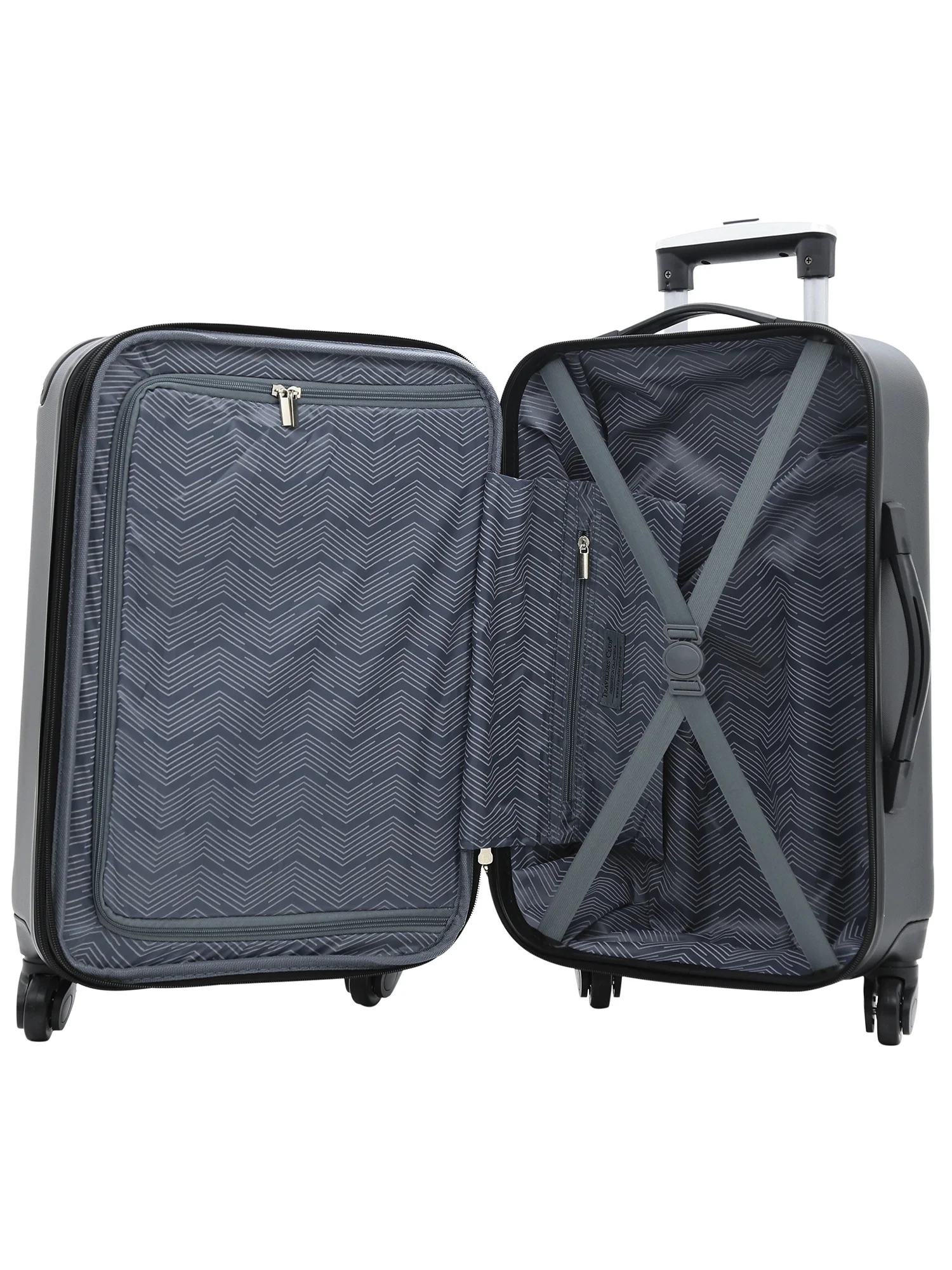 Travelers Club Chicago Plus 5pc Expandable Hardside Luggage Set, Black