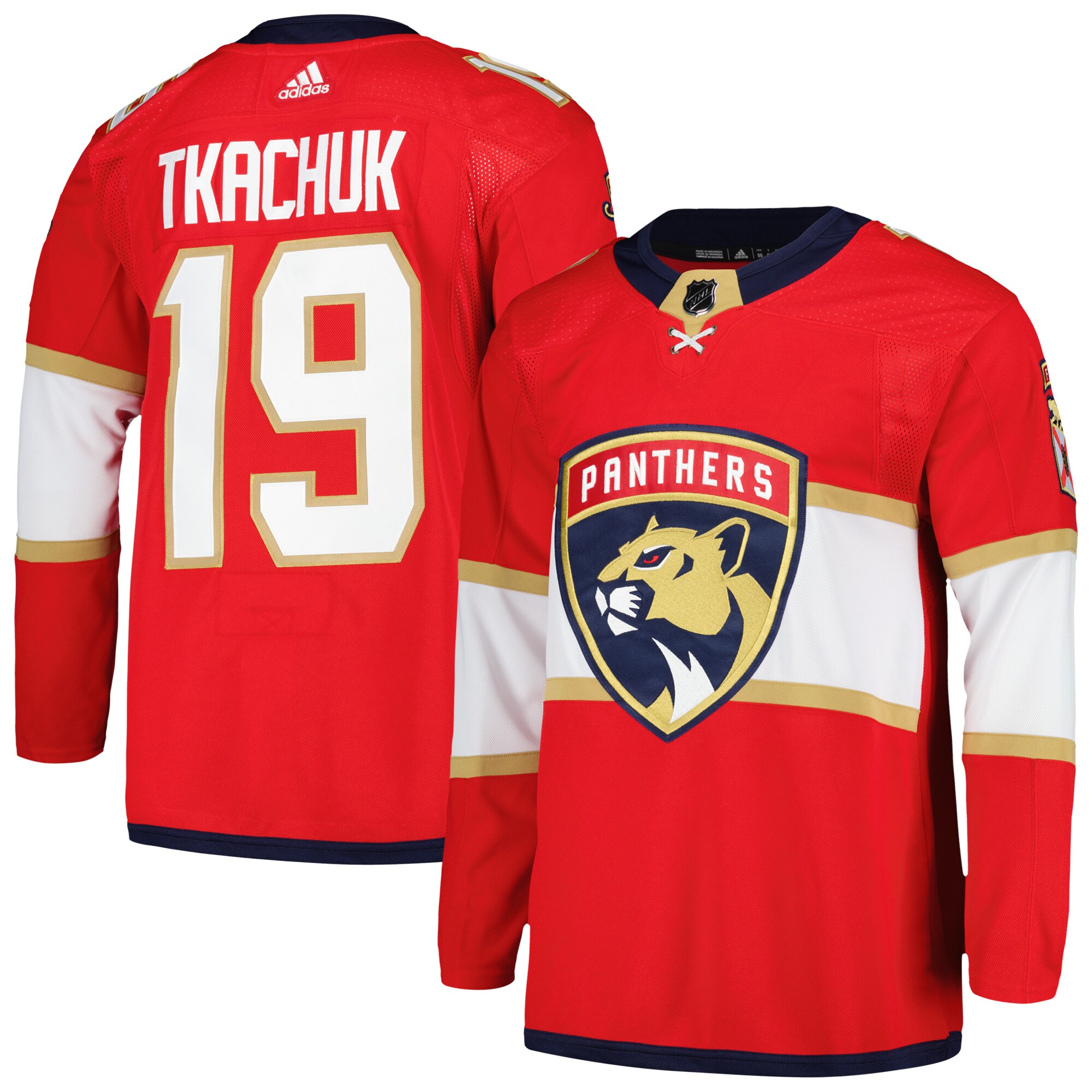 Matthew Tkachuk Florida Panthers  Home Primegreen    Jersey – Red