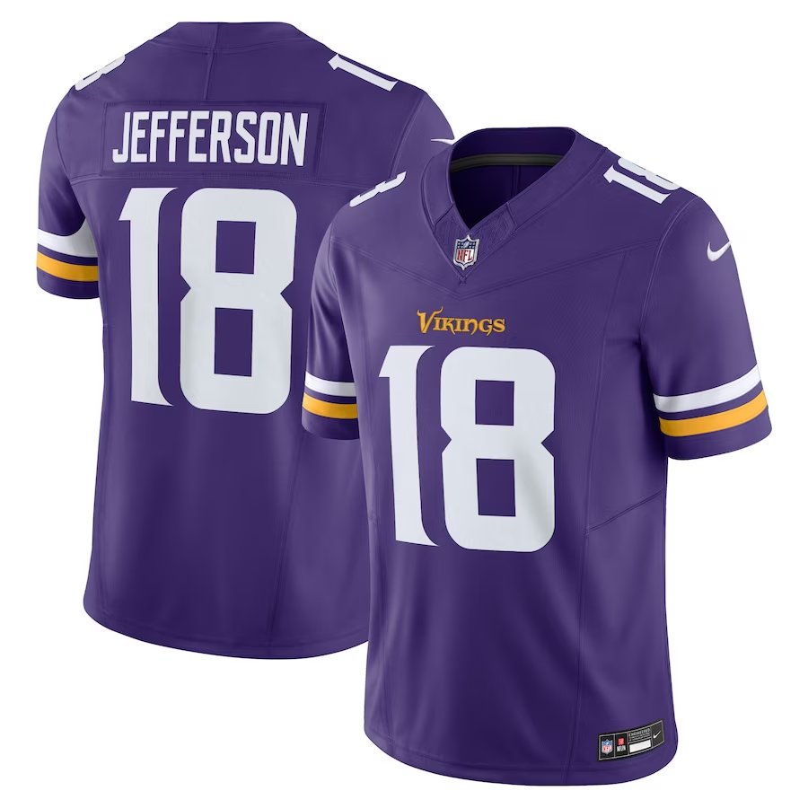 Minnesota Vikings justin jefferson Nike Purple VaporF.U.S.E. Limited jersey