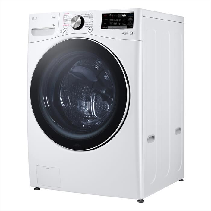 LG - Lavatrice AI DD F0P3020TSWC XL 20kg Classe B-Bianco