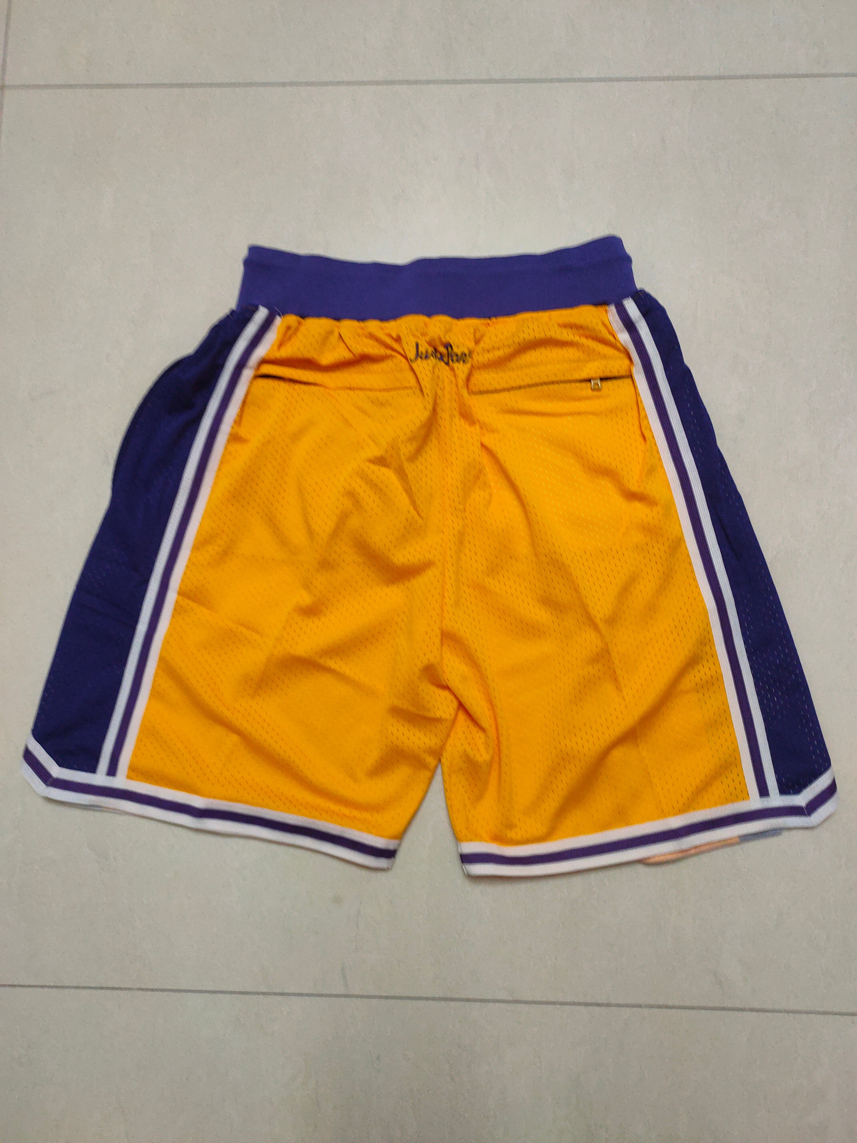 Los Angeles Lakers yellow pocket pants