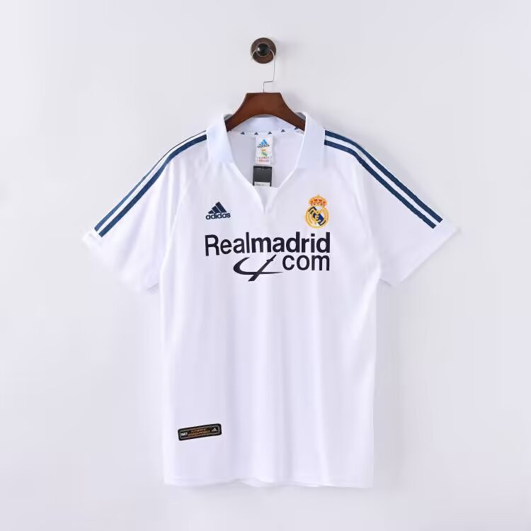 2001/2002 Retro Real Madrid Home Football Shirt 1:1 Thai Quality