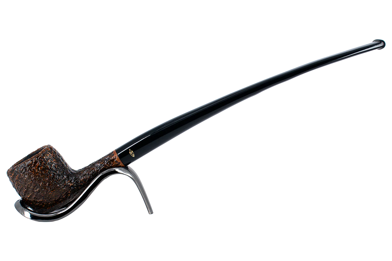 Savinelli Brownblast Churchwarden Briar Pipe - 901 6mm
