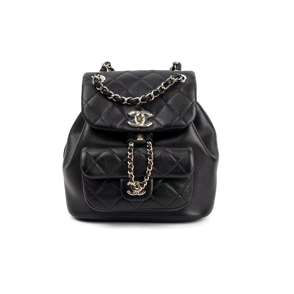 Chanel  Duma A Plaid Backpack  Bag