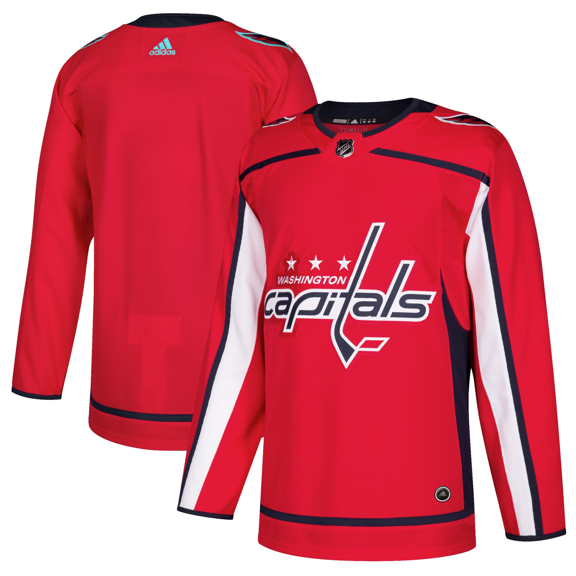 Washington Capitals  Home  Blank Jersey – Red