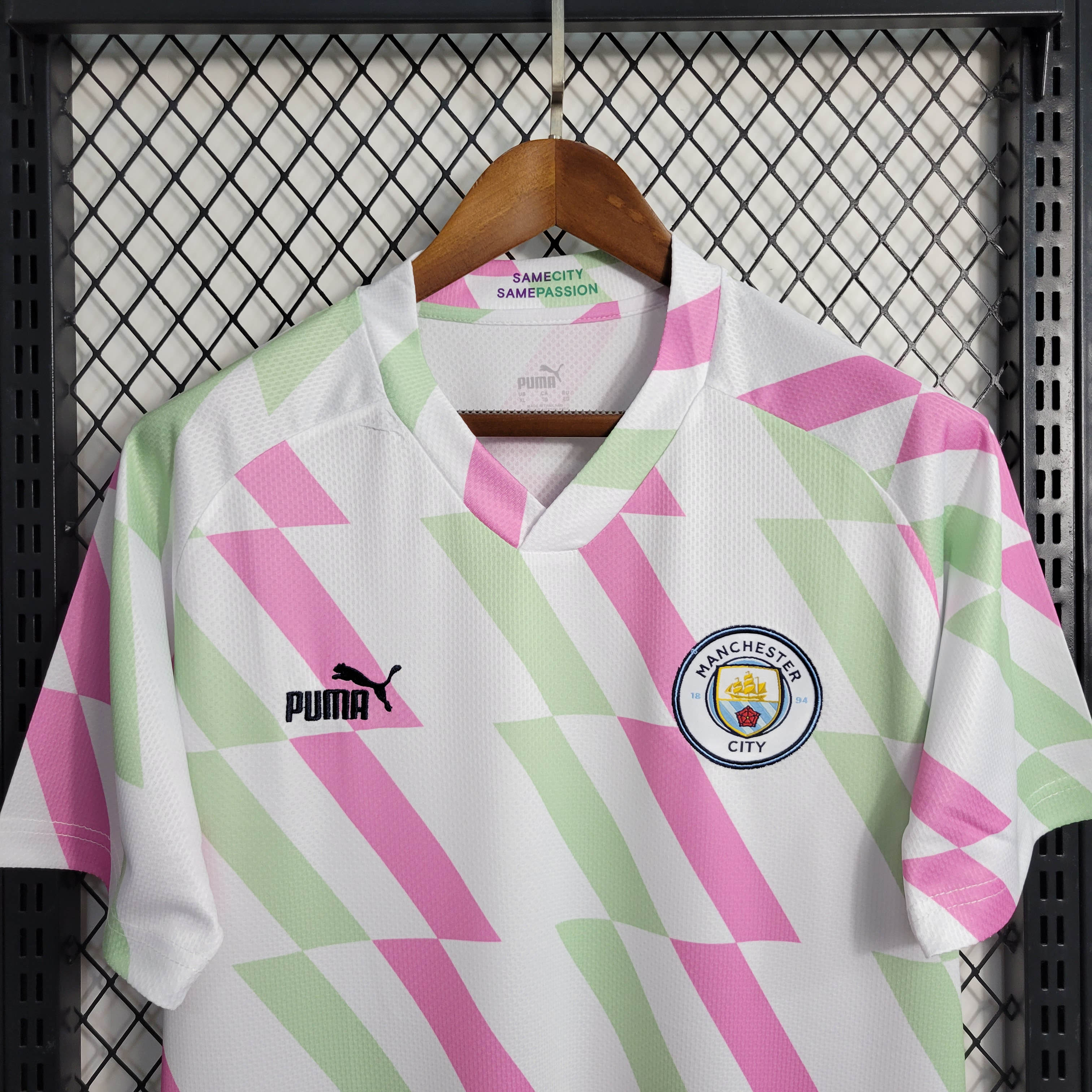 2023/24 Manchester City Training Suit White Football Shirt 1:1 Thai Quality