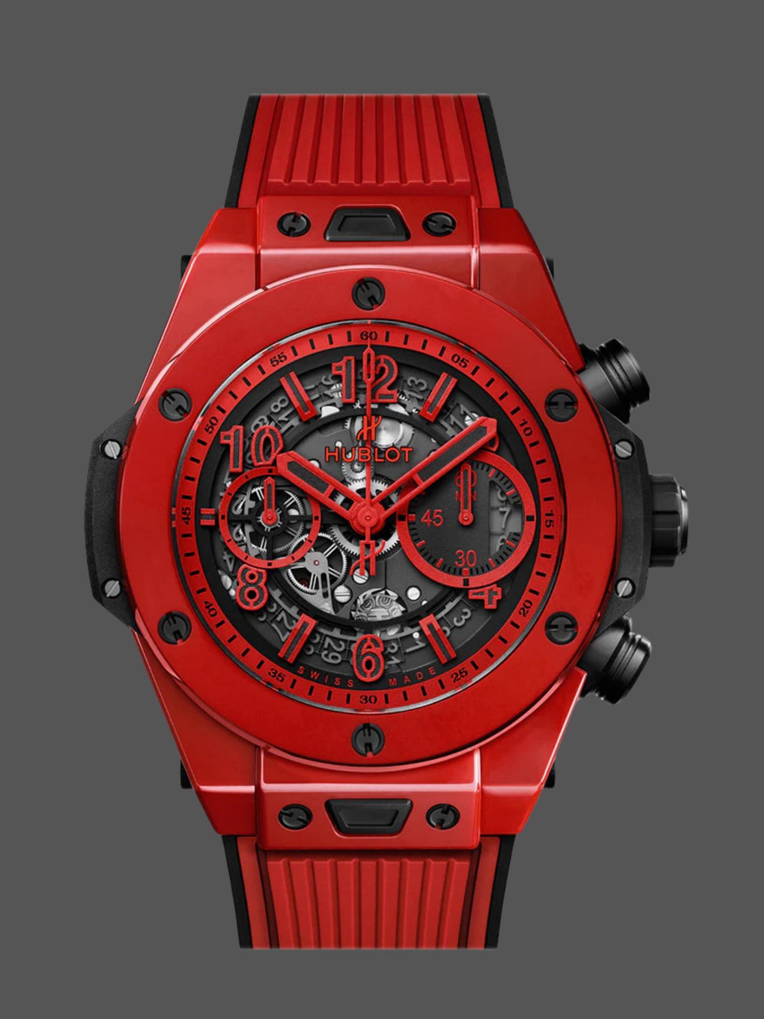 【Super Clone】Hublot Big Bang Unico Red Magic Ceramic 411.CF.8513.RX 45mm