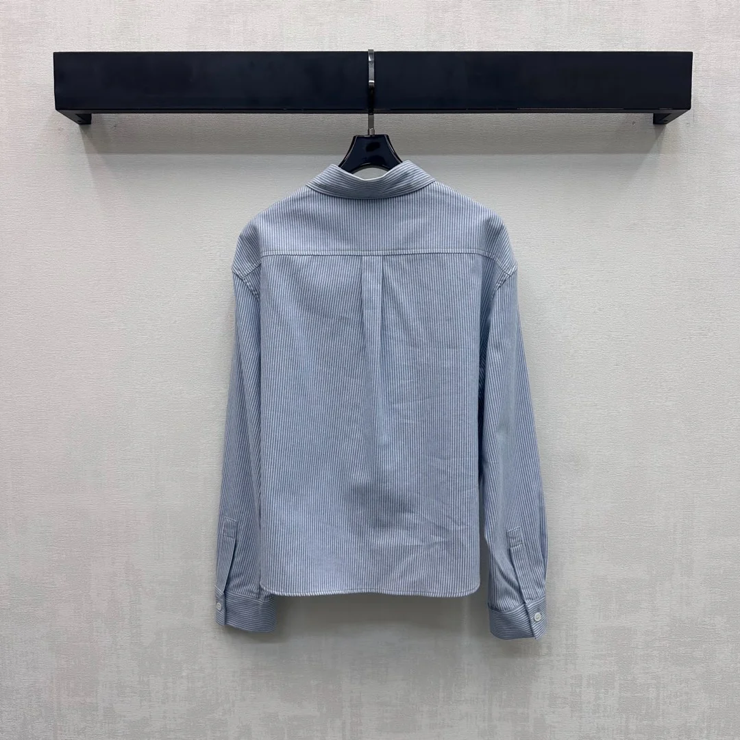 26NEW Striped Collared Shirt