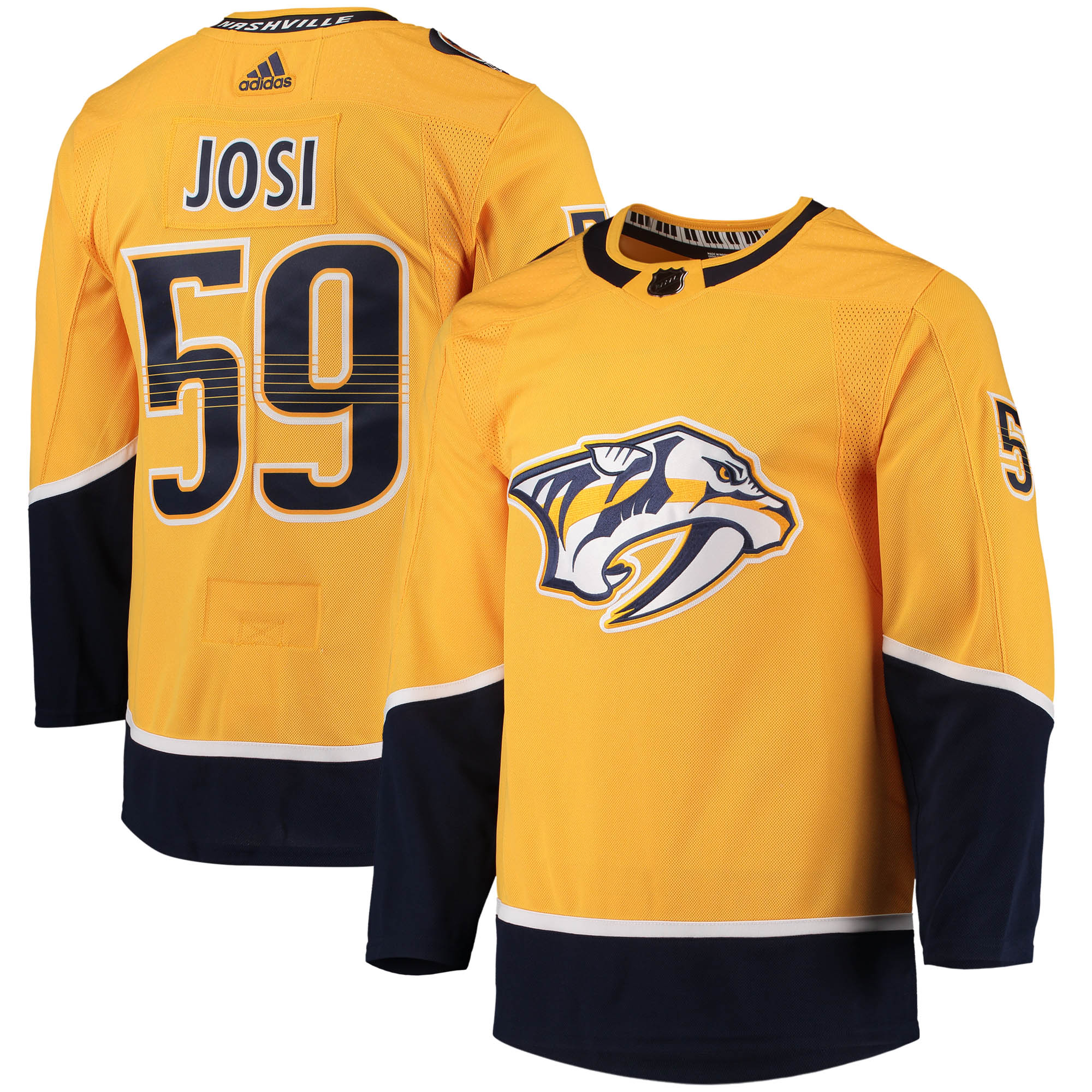 Roman Josi Nashville Predators  Home Primegreen    Jersey – Gold
